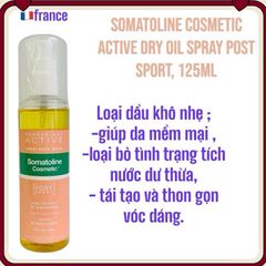 Dầu Dưỡng Da Somatoline Cosmetic - Xịt Giảm Mỡ Săn Chắc Da Sau Thể Thao 125ml, Giúp Đàn Hồi, Mềm Mại và Mượt Mà