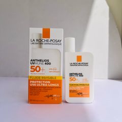 Sữa Chống Nắng La Roche-Posay Anthelios Invisible Fluid SPF50+ 50ml - Kem Chống Nắng Dạng Lỏng, Không Gây Nhờn Rít, Bảo Vệ Da Tối Ưu