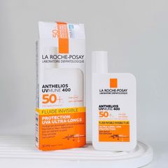 Sữa Chống Nắng La Roche-Posay Anthelios Invisible Fluid SPF50+ 50ml - Kem Chống Nắng Dạng Lỏng, Không Gây Nhờn Rít, Bảo Vệ Da Tối Ưu