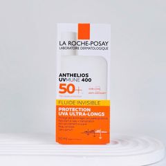 Sữa Chống Nắng La Roche-Posay Anthelios Invisible Fluid SPF50+ 50ml - Kem Chống Nắng Dạng Lỏng, Không Gây Nhờn Rít, Bảo Vệ Da Tối Ưu