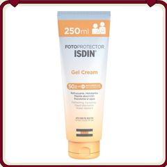 Kem Chống Nắng Isdin Fusion Water Gel Cream SPF 50+ 250ml - Cho Mọi Loại Da, Dưỡng Ẩm, Không Gây Dị Ứng