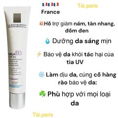 Kem Mờ Nám La Roche-Posay Mela B3 SPF30 40ml - Dưỡng Da Sáng, Làm Mờ Đốm Đen và Ngăn Ngừa Tác Hại Tia UV