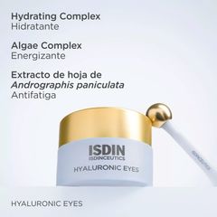 Kem Dưỡng Mắt ISDIN Isdinceutics Hyaluronic Eye 15g - Cấp Ẩm, Làm Mờ Quầng Thâm, Giúp Đôi Mắt Tươi Trẻ, Rạng Rỡ