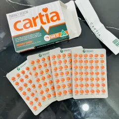 Viên uống phòng ngừa đột quỵ , ngăn huyết áp cao , Cartia 168 viên - nội địa úc