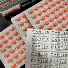 Viên uống phòng ngừa đột quỵ , ngăn huyết áp cao , Cartia 168 viên - nội địa úc