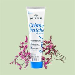 Kem Dưỡng Ẩm 3 Trong 1 Nuxe Crème Fraîche de Beauté 30ml - Dưỡng ẩm 48h, Sữa Rửa Mặt, Mặt Nạ - Chăm Sóc Da Tự Nhiên, Phù Hợp Mọi Loại Da