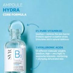 Tinh Chất Phục Hồi SVR Ampoule B3 Hydra 30ml - Cấp Nước, Làm Dịu Da Nhạy Cảm, Da Khỏe Mạnh Sau 7 Ngày Sử Dụng