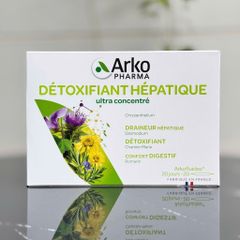 Nước Uống Thải Độc Gan Arkopharma Detoxifiant Hépatique - Hỗ Trợ Tiêu Hóa, Thanh Lọc Cơ Thể Từ Thiên Nhiên 20 Ống
