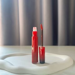 Son Kem Giorgio Armani Lip Maestro 405 Sultan - Màu Đỏ Thuần Tươi Trẻ, Chất Son Nhẹ Mịn, Độ Bám Lâu, Trang Điểm Xu Hướng