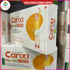 Canxi Mykids 4 TEENS - Thực phẩm bổ sung Canxi và Vitamin D3 cho trẻ em, hỗ trợ phát triển chiều cao và xương chắc khỏe - Hộp 30 viên