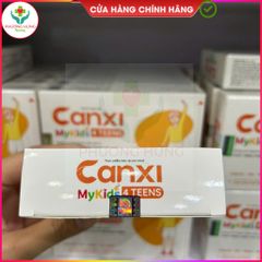 Canxi Mykids 4 TEENS - Thực phẩm bổ sung Canxi và Vitamin D3 cho trẻ em, hỗ trợ phát triển chiều cao và xương chắc khỏe - Hộp 30 viên