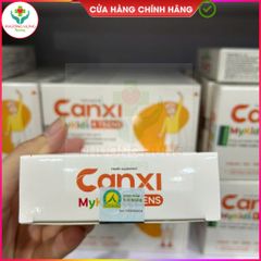 Canxi Mykids 4 TEENS - Thực phẩm bổ sung Canxi và Vitamin D3 cho trẻ em, hỗ trợ phát triển chiều cao và xương chắc khỏe - Hộp 30 viên