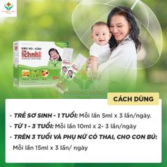 Siro Ho Cảm Ích Nhi 30 gói - Hỗ trợ giảm ho, sổ mũi, tiêu đờm cho trẻ nhỏ và phụ nữ mang thai - Sản phẩm thiên nhiên an toàn