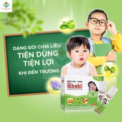 Siro Ho Cảm Ích Nhi 30 gói - Hỗ trợ giảm ho, sổ mũi, tiêu đờm cho trẻ nhỏ và phụ nữ mang thai - Sản phẩm thiên nhiên an toàn