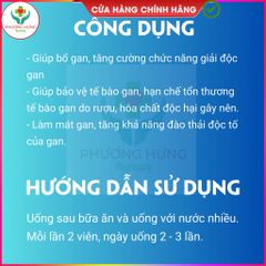 Viên Giải Độc Gan NAGANTEC - Tăng Cường Chức Năng Gan, Mát Gan, Thải Độc - Hộp 50 Viên Hỗ Trợ Giảm Say Rượu từ Nam Dược