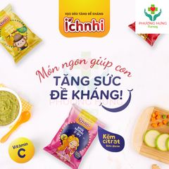 Kẹo Dẻo Ích Nhi Bổ Sung DHA, Vitamin C, Canxi, Lợi Khuẩn Tăng Đề Kháng Cho Bé - Gói 24g Ngon Miệng