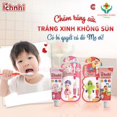 Kem Đánh Răng Thảo Dược Ích Nhi 50g - Bảo Vệ Răng Sữa, Ngừa Sâu Răng Cho Bé Dưới 6 Tuổi, An Toàn Cho Trẻ Em