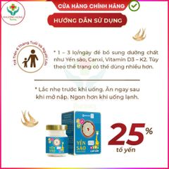 Yến Sào Nam Dược Kids Cao Lớn 70ml - Tổ Yến Chưng Dinh Dưỡng Tăng Sức Đề Kháng, Giúp Bé Phát Triển Chiều Cao Tốt Nhất