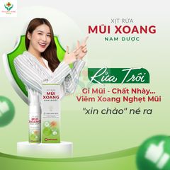 Xịt Rửa Mũi Xoang Nam Dược 75ml - Giải Pháp Ngăn Ngừa Viêm Mũi, Thông Mũi, Giảm Khó Chịu, An Toàn Cho Phụ Nữ Mang Thai