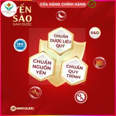 Set 6 Lọ Yến Sào Nam Dược Chưng Hồng Sâm & Đông Trùng Hạ Thảo - Bồi Bổ Sức Khỏe, Tăng Cường Đề Kháng 70ml