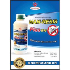 Thuốc Diệt Muỗi Han-Resis Plus EW 1 Lít - Hiệu Quả Ca Nhân Côn Trùng - Sản Phẩm Chuyên Dụng Từ HANVIET