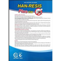 Thuốc Diệt Muỗi Han-Resis Plus EW 1 Lít - Hiệu Quả Ca Nhân Côn Trùng - Sản Phẩm Chuyên Dụng Từ HANVIET