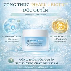 Kem Dưỡng SVR Hyalu Biotic 50ml - Cấp Ẩm, Phục Hồi Da Nhạy Cảm với Hyaluronic Acid & Probiotics - Dược Mỹ Phẩm Pháp