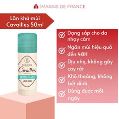 Lăn Khử Mùi Cho Nam Cavaillès 48H Dạng Sáp - Giữ Tươi Mát, Không Kích Ứng, Phù Hợp Da Nhạy Cảm - Sản Phẩm Chăm Sóc Da Từ Pháp
