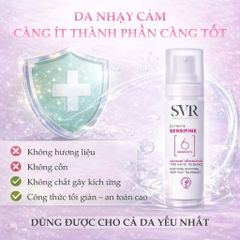 Kem Dưỡng Da Nhạy Cảm SVR Sensifine Extreme 50ml - Phục Hồi, Cấp Ẩm, Làm Dịu Da Yếu, Không Hương Liệu, Dùng Hằng Ngày