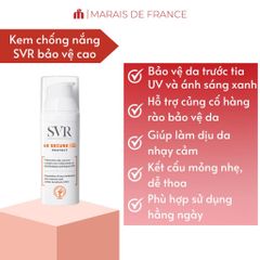 Kem Chống Nắng SVR AK Secure DM Protect SPF50+ 50ml - Bảo Vệ Da Nhạy Cảm, Chăm Sóc Da Yếu từ Thương Hiệu Pháp
