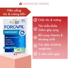 Viên Uống Arkopharma Forcapil Fortifiant 60 viên - Bổ Sung Dinh Dưỡng Tóc và Móng, Giảm Gãy Rụng, Tăng Cường Sức Khỏe Tóc