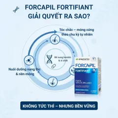 Viên Uống Arkopharma Forcapil Fortifiant 60 viên - Bổ Sung Dinh Dưỡng Tóc và Móng, Giảm Gãy Rụng, Tăng Cường Sức Khỏe Tóc
