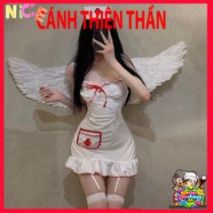 Cánh Thiên Thần Cosplay Trẻ Em - Phụ Kiện Hóa Trang Độc Đáo Cho Halloween & Tiệc Tùng - Kích Thước Đa Dạng, An Toàn, Tiện Lợi