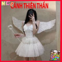 Cánh Thiên Thần Cosplay Trẻ Em - Phụ Kiện Hóa Trang Độc Đáo Cho Halloween & Tiệc Tùng - Kích Thước Đa Dạng, An Toàn, Tiện Lợi