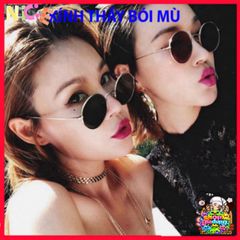 Kính Mát Gọng Tròn D182 - Phong Cách Thời Trang Độc Đáo Cho Nam Nữ, Bảo Vệ Đôi Mắt Khi Di Chuyển Ngoài Trời
