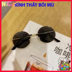 Kính Mát Gọng Tròn D182 - Phong Cách Thời Trang Độc Đáo Cho Nam Nữ, Bảo Vệ Đôi Mắt Khi Di Chuyển Ngoài Trời