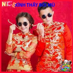 Kính Mát Gọng Tròn D182 - Phong Cách Thời Trang Độc Đáo Cho Nam Nữ, Bảo Vệ Đôi Mắt Khi Di Chuyển Ngoài Trời