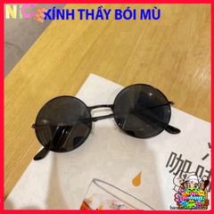 Kính Mát Gọng Tròn D182 - Phong Cách Thời Trang Độc Đáo Cho Nam Nữ, Bảo Vệ Đôi Mắt Khi Di Chuyển Ngoài Trời