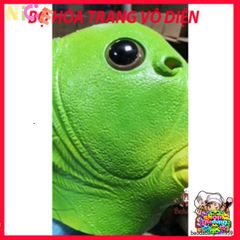 Mặt Nạ Silicon Ếch Xanh Vui Nhộn - Phụ Kiện Cosplay Độc Đáo Cho Tiệc Hóa Trang Và Lễ Hội