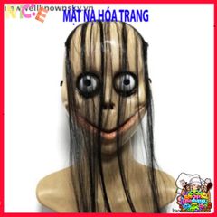 Mặt Nạ Halloween Quái Võ Skyy Hacker - Trang Phục Cosplay Tóc Dài Cho Tiệc Hóa Trang và Sự Kiện Kỳ Bí ấn Tượng