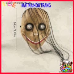 Mặt Nạ Halloween Quái Võ Skyy Hacker - Trang Phục Cosplay Tóc Dài Cho Tiệc Hóa Trang và Sự Kiện Kỳ Bí ấn Tượng