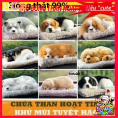 Thú Bông Khử Mùi Than Hoạt Tính - Phụ Kiện Trang Trí Ô Tô Dễ Thương, Lọc Khí Trong Lành Cho Xe Hơi