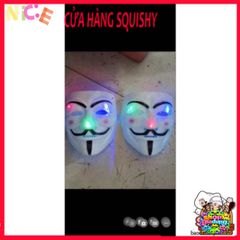 Mặt Nạ Hacker Anonymous - Phụ Kiện Cosplay Halloween Vàng, Bạc, Đen, Trắng, Đồ Trang Trí Thú Vị cho Người Thích Sợ Hãi