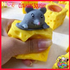 Đồ Chơi Squishy Phô Mai Chuột Cheese Mouse - Đồ Chơi Nghệ Thuật Giải Trí Cho Trẻ Em, Giảm Căng Thẳng và Tăng Cường Trí Tưởng Tượng