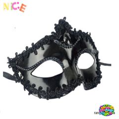 Mặt Nạ Hóa Trang Nửa Mặt Phong Cách Quý Tộc - Phụ Kiện Cosplay Halloween & Trung Thu Sang Trọng, Chất Liệu Nhựa Cao Cấp