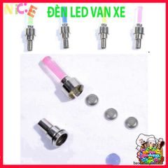 Đèn LED Neon Gắn Nắp Van Bánh Xe Đạp, Xe Máy, Ô Tô - Phụ Kiện Phát Sáng Độc Đáo, Nổi Bật Khi Di Chuyển