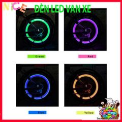 Đèn LED Neon Gắn Nắp Van Bánh Xe Đạp, Xe Máy, Ô Tô - Phụ Kiện Phát Sáng Độc Đáo, Nổi Bật Khi Di Chuyển