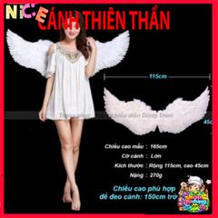 Cánh Thiên Thần Lông Vũ Trắng Cho Bé - Bộ Phụ Kiện Hóa Trang Đáng Yêu, Thích Hợp Cho Sự Kiện Nghệ Thuật Và Chụp Ảnh