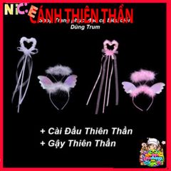 Cánh Thiên Thần Lông Vũ Trắng Cho Bé - Bộ Phụ Kiện Hóa Trang Đáng Yêu, Thích Hợp Cho Sự Kiện Nghệ Thuật Và Chụp Ảnh