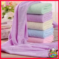 Khăn Tắm Xuất Nhật Cao Cấp 70x140cm - Mềm Mại, Thấm Hút Nhanh, Đa Dạng Màu Sắc, An Toàn Cho Bé Và Gia Đình